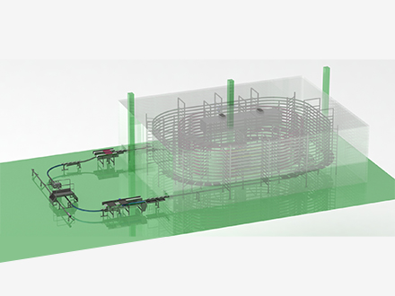 連續(xù)式醒發(fā)間